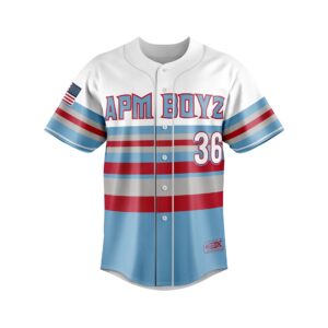 Baseball Full Button Jersey Sublimated