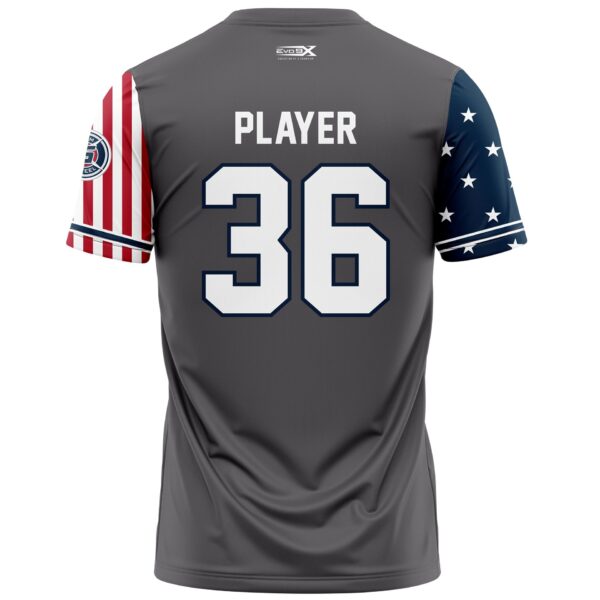 Fastpitch 2 Button Jersey back