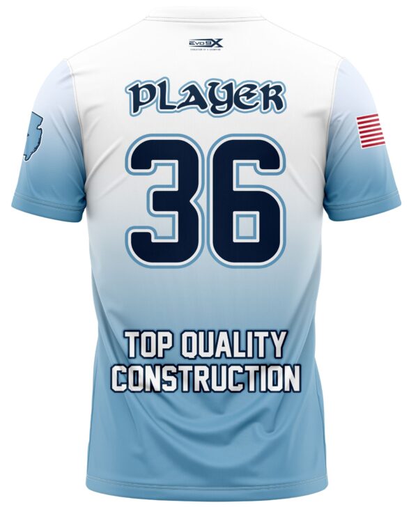 Slowpitch Softball 2 Button Jersey back