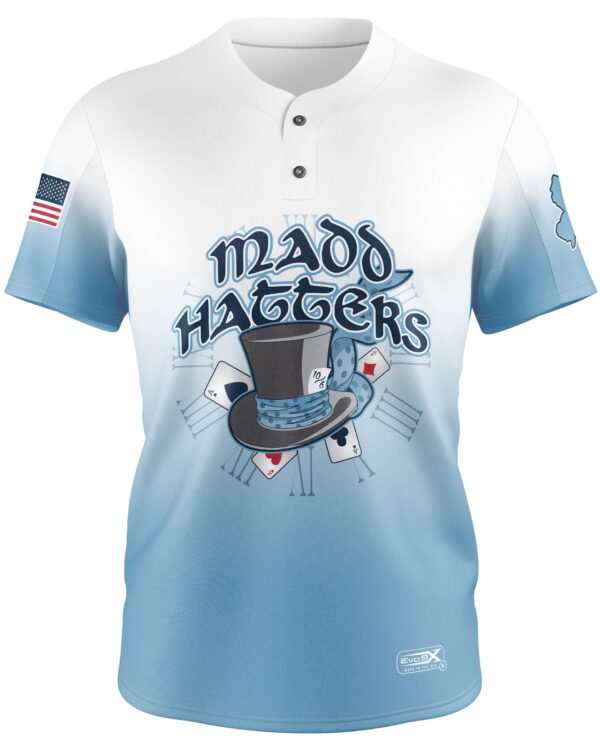 Slowpitch Softball 2 Button Jersey front