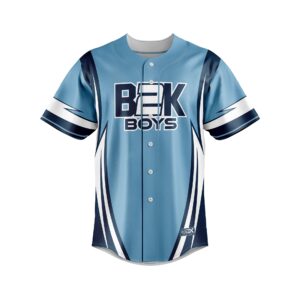 Softball Full Button Jersey front