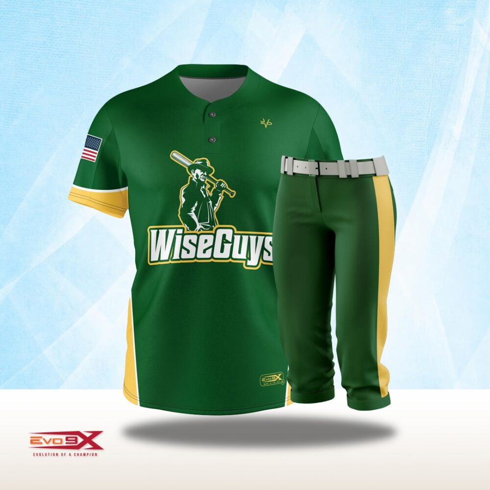 Full Dye Custom Sublimated Slowpitch Softball Uniforms In USA