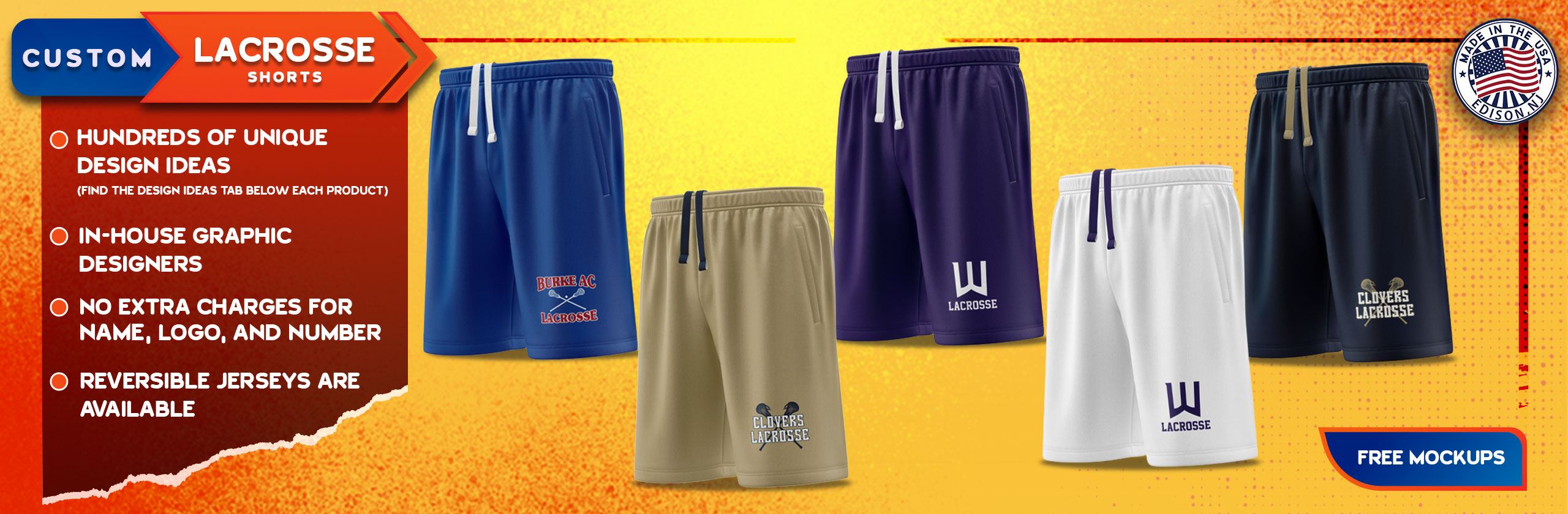 Custom lacrosse uniforms