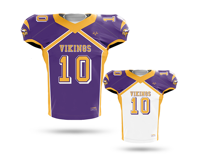 reversible sublimated football jerseys