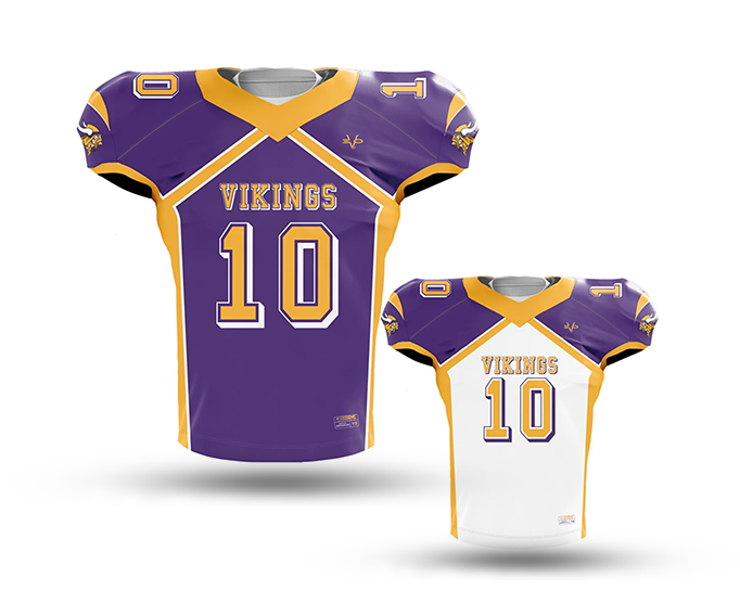 Sublimated football jerseys