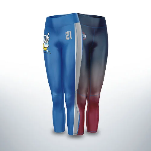 Custom Fastpitch Leggings in the USA From EVO9X Durable and Comfortable Full-Dye Sublimated Uniforms for Competitive Play