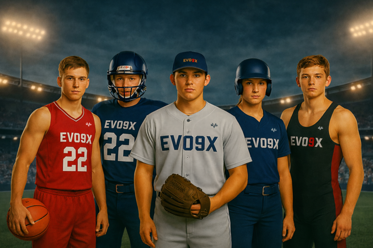 EVO9X Custom Sports Uniforms Crafted in New Jersey, USA for Elite Teams and Athletes