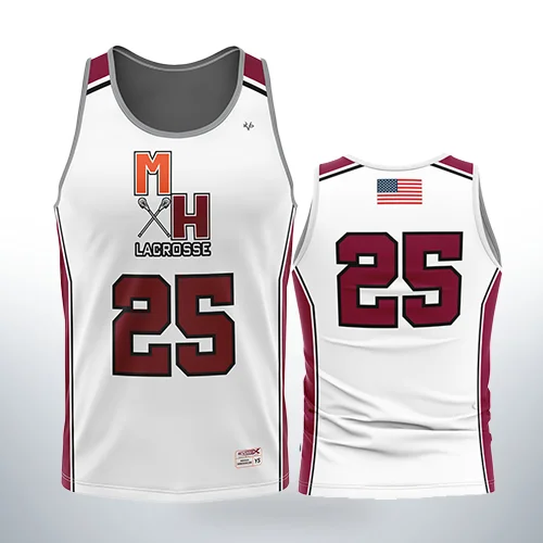 Full-Dye Custom Sublimated Lacrosse Pinnies in the USA by EVO9X Lightweight, Durable Team Training Gear for Practice & Games