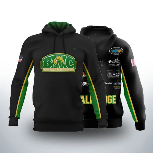 Full-Dye Custom Sublimated Wrestling Hoodies in the USA by EVO9X Comfortable & Lightweight Team Apparel Built to Last