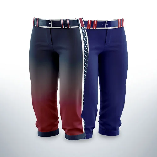 Premium Fully Dye Sublimated Fastpitch Pants Crafted in New Jersey, USA EVO9X