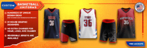 Custom Basketball uniforms by EVO9X