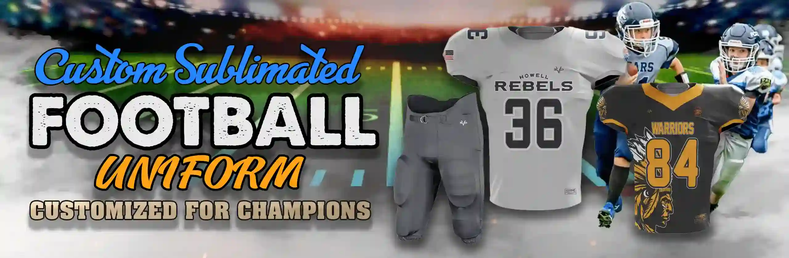Custom Football uniforms by EVO9X