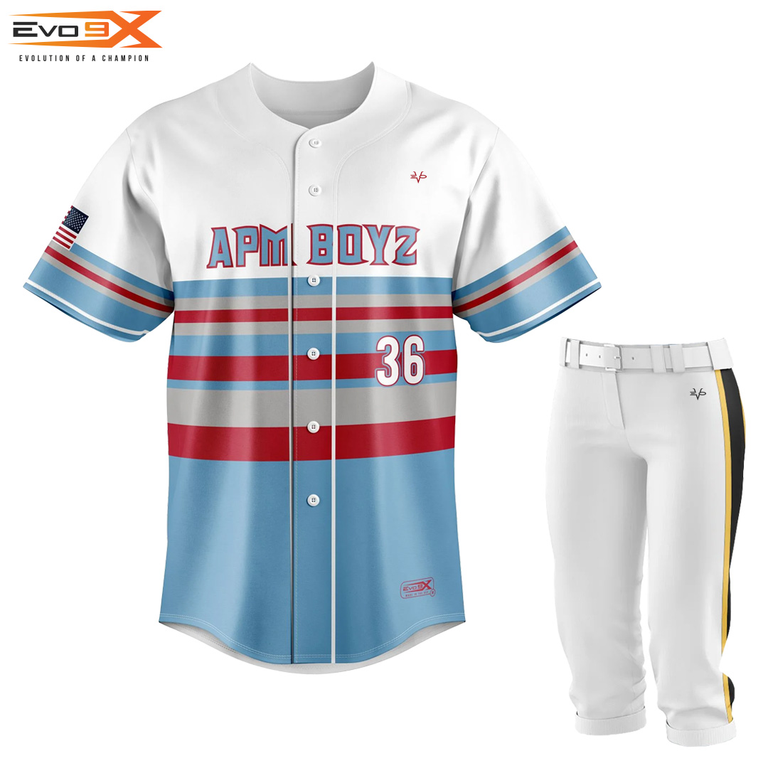 Evo9x Baseball Uniforms Made In USA Uniforms