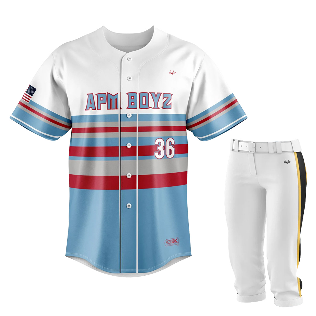 Evo9x Baseball Uniforms Made In USA