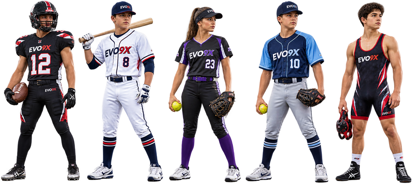CUSTOM SPORTS uniforms